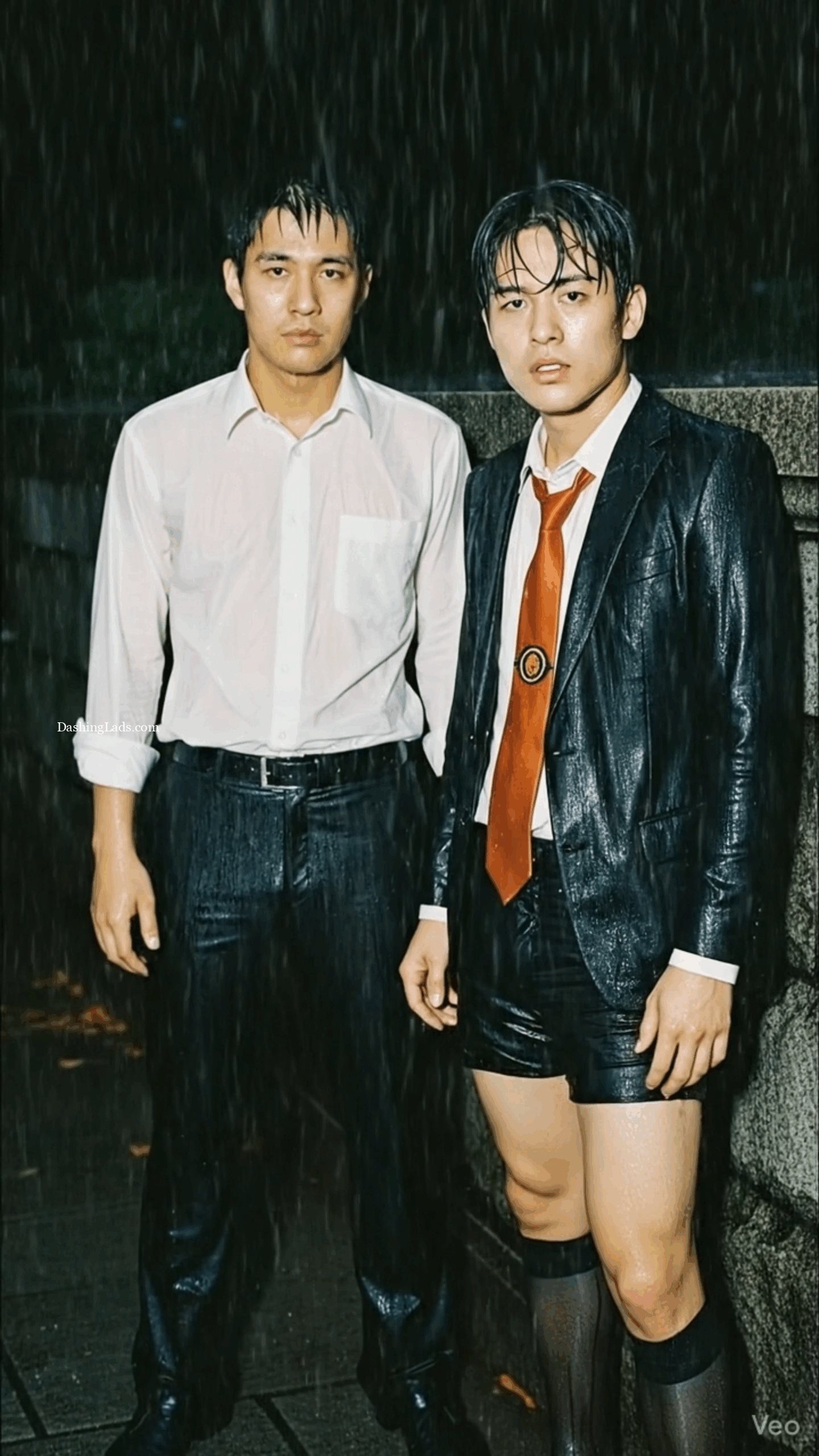 (60s) Member Exclusive – Bromance under the rain