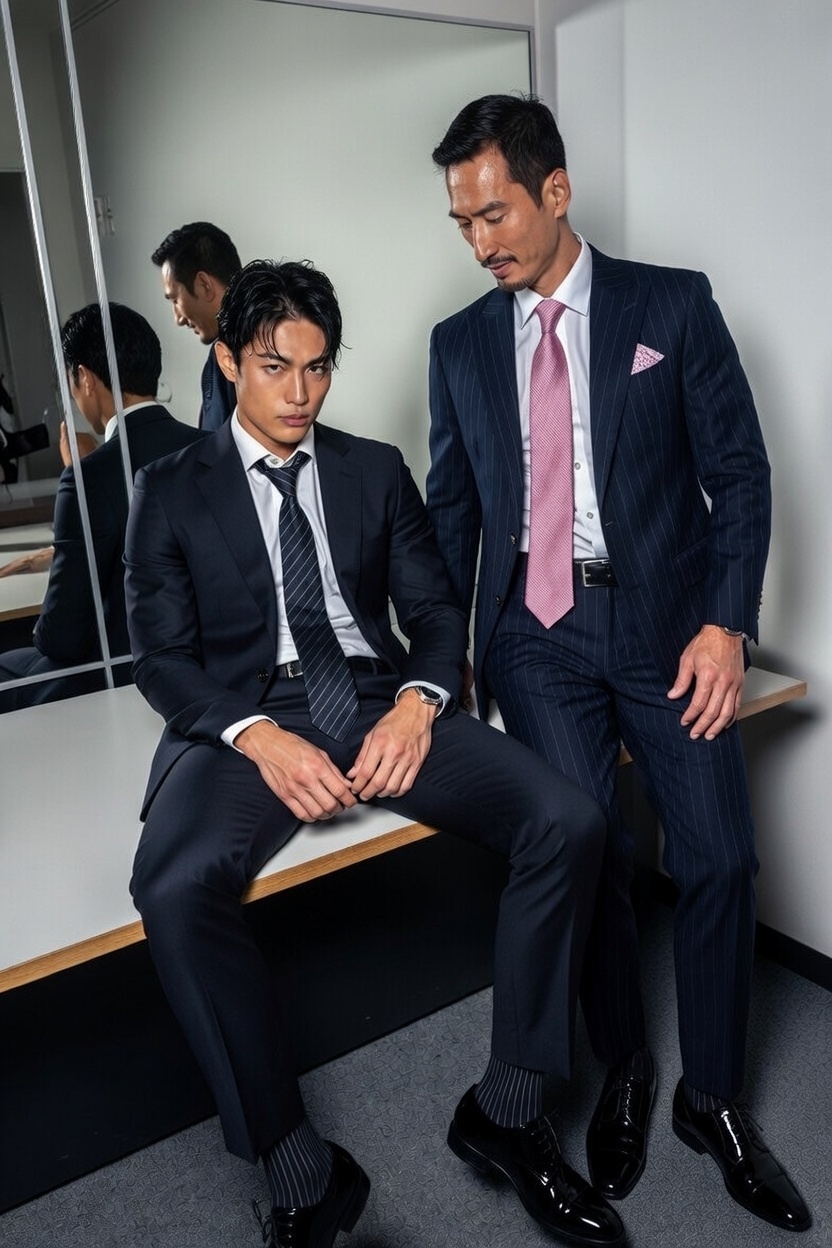 (Img+Clip) – Dashinglads.com exclusive – Evening meeting with bosses (Part 1)