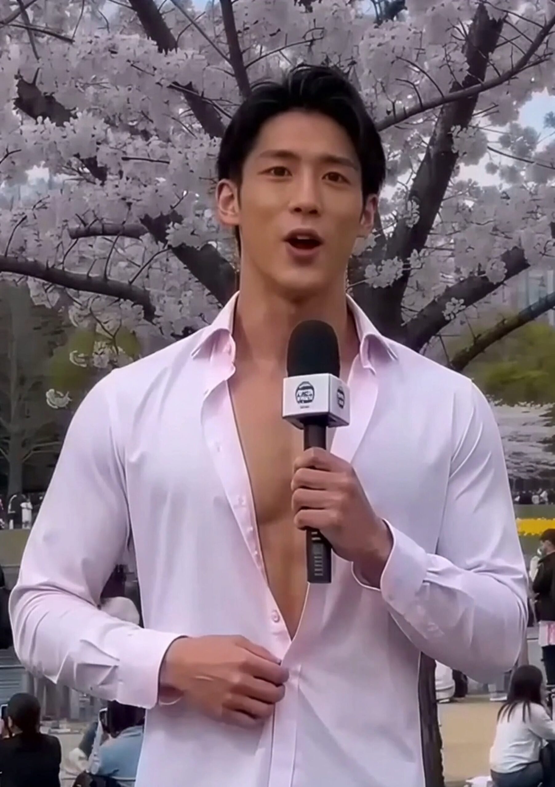 (25s clip) Japanese news x Sakura