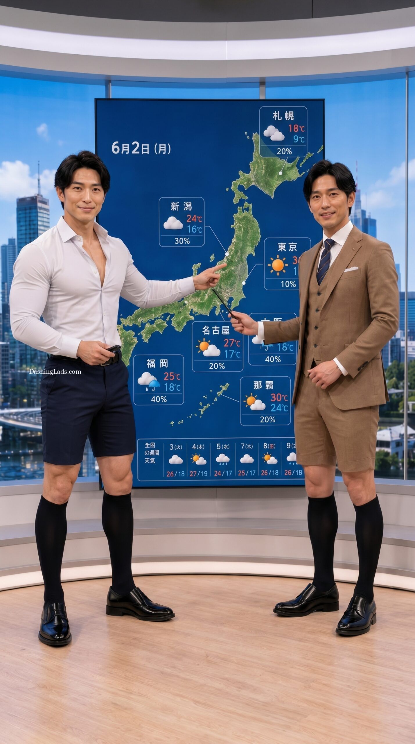 (50-1.5min) A Week outfit in the weather forecast